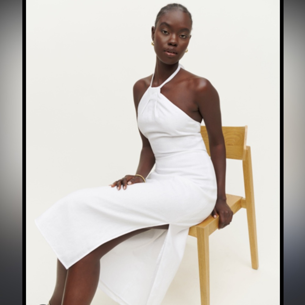 Reformation Santino White Dress